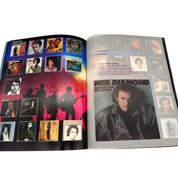 Neil Diamond 1986 Concert Tour Program Booklet Souvenir 13.5" x 10.75" Vintage - Picture 8 of 9